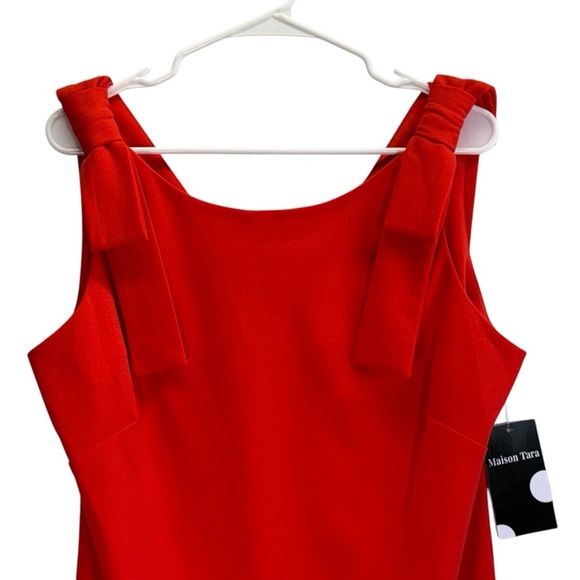 Maison Tara Tangerine Sleeveless Evening Dress. Size XL NWT - Picture 10 of 14